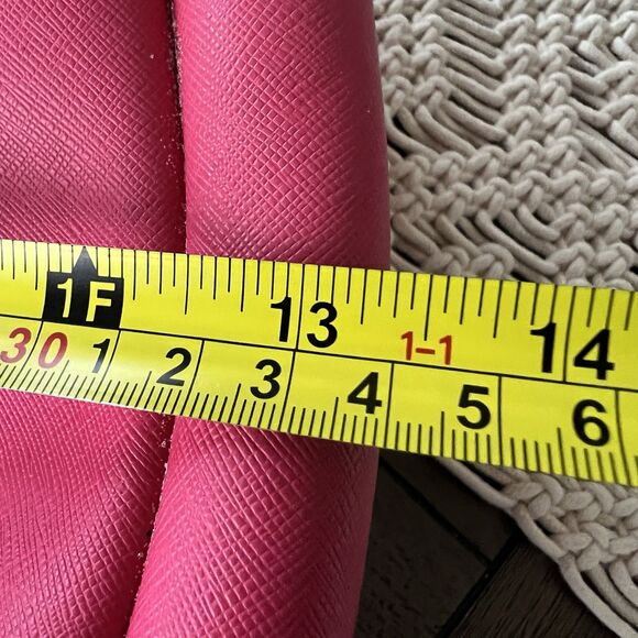 Bath & Body Works Main Street Fuchsia Garden Tote Bag with Teal Interior - Picture 6 of 6